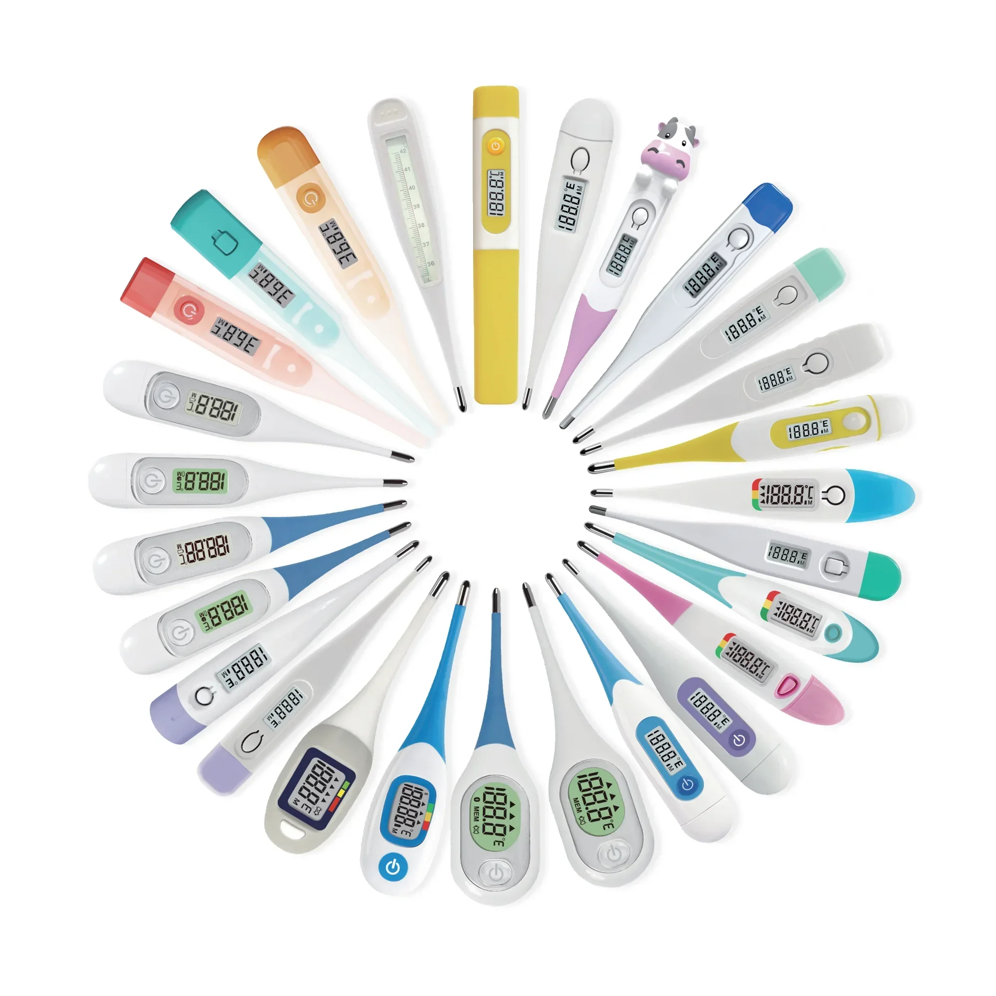 Professional Clinical Baby Thermometer Manufacturer - Waterproof Oral/Rectal Probe, MDR Certified