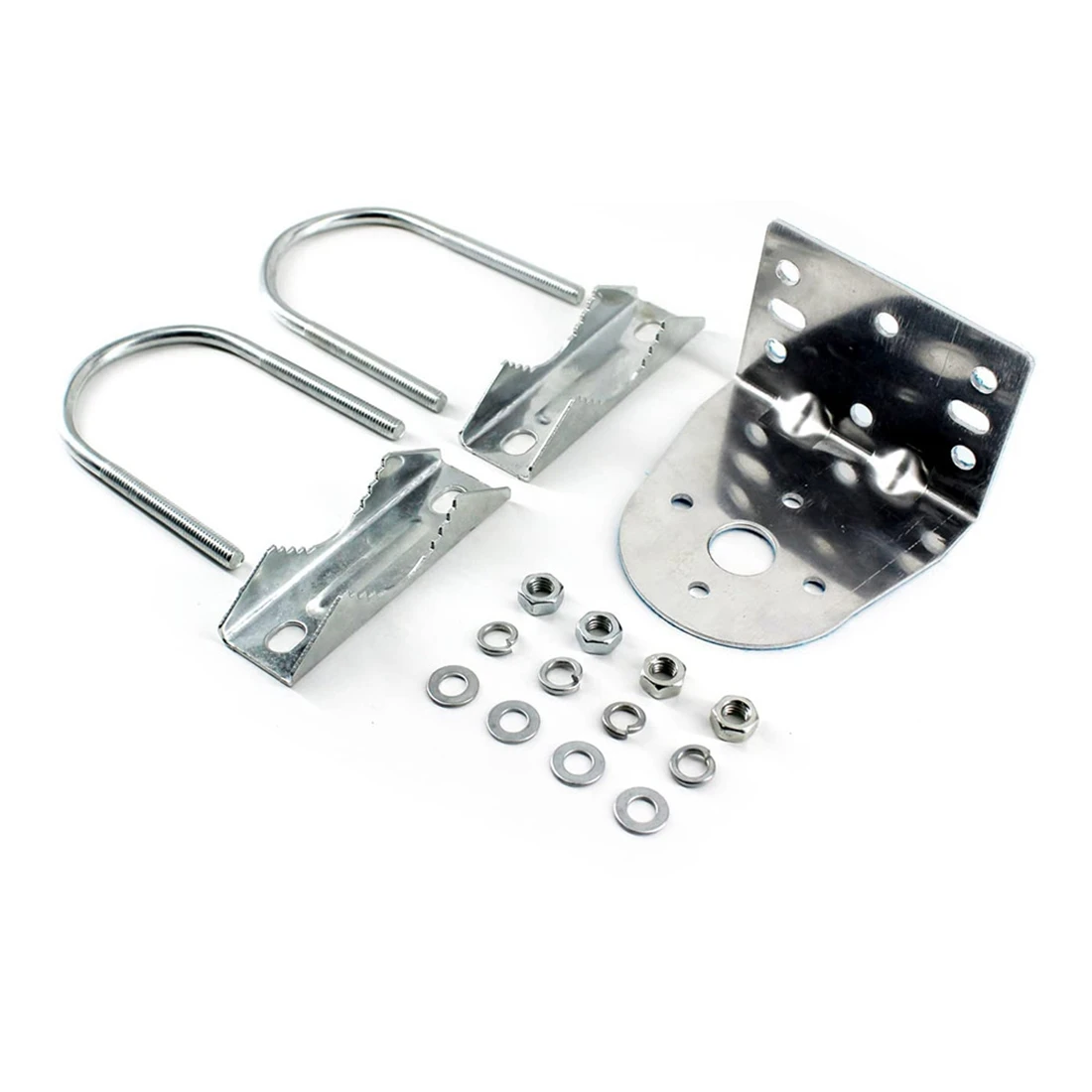 เสาอากาศเสาแคลมป์ U-Bolts สําหรับแฮม UHF VHF CB Cellular Trucker เสาอากาศ, เสาอากาศ Mount Bracket สําหรับ N หญิงประเภท