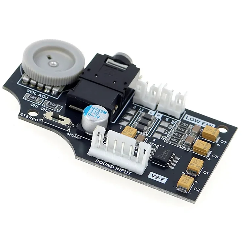 L52A-High Quality Dual Channel For SEGA GG Volume Audio Board Featuring ELNA Capacitors 2 Volume Output Designed For SEGA Game G