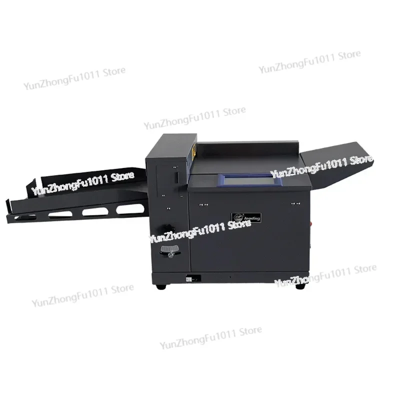 Electric Folding Y10 320mm Paper Creasing Machine Automatic Folding Mark Spine Coated Paper Press Dotted Line Turning Book Line