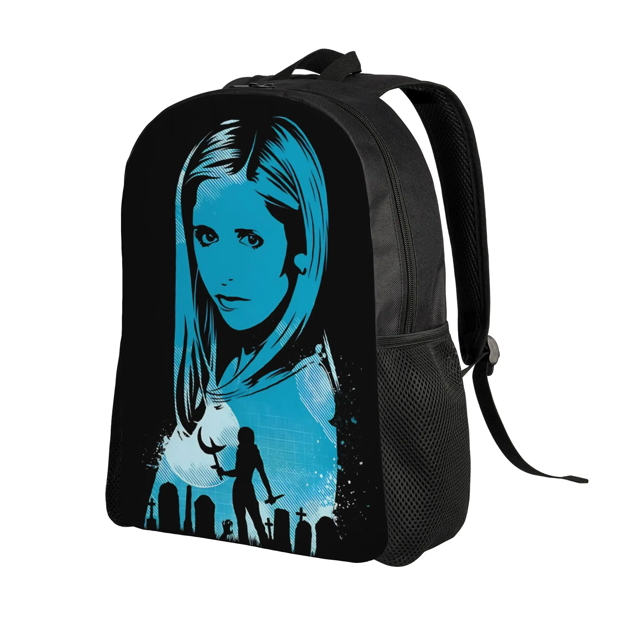 Buffy the Vampire Slayer Casual Backpack Durable Student Business Horror Movie Daypack for Men Women Laptop Canvas Bags