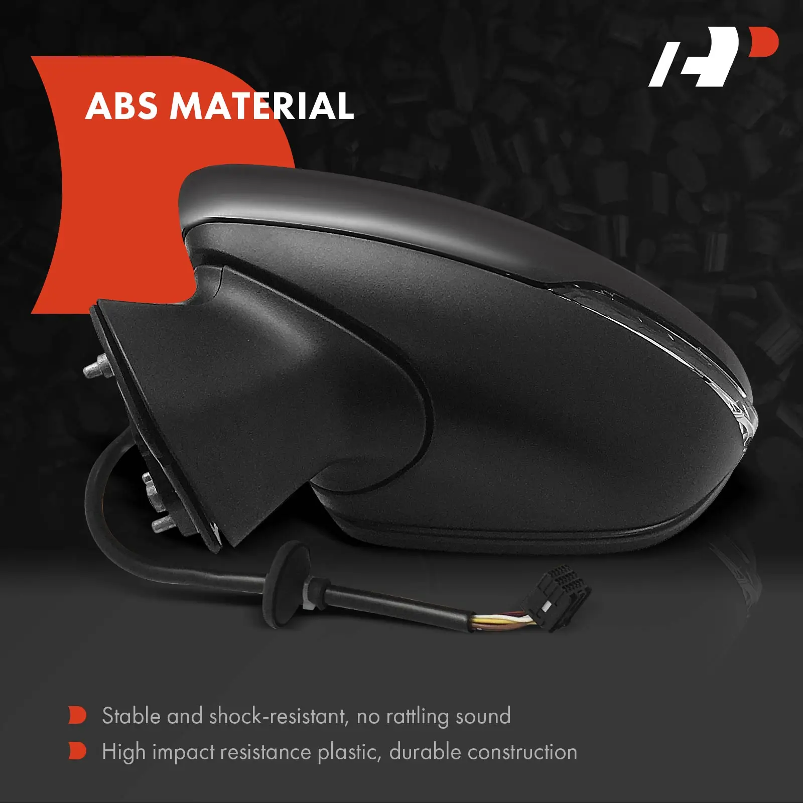 A-Premium Driver Side Power Door Mirror for Chevrolet Cruze 2016-2019 Manual Folding Blind Spot Detection Turn Signal Light
