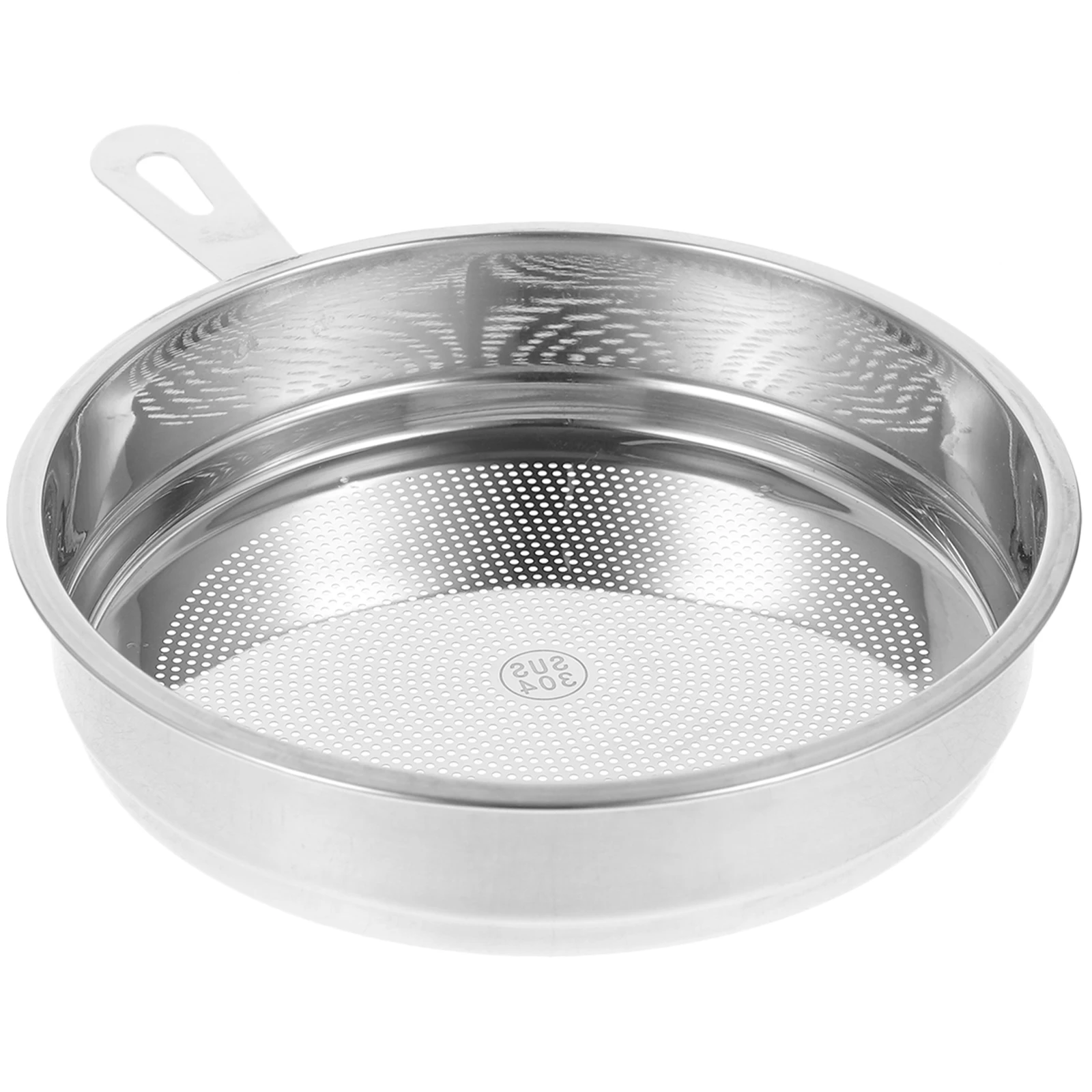 

Stainless Steel Filter 12 4cm Oil Pot Strainer Reusable Infuser Tea Mesh Fine Olive Supplies Kitchen Bar Tools