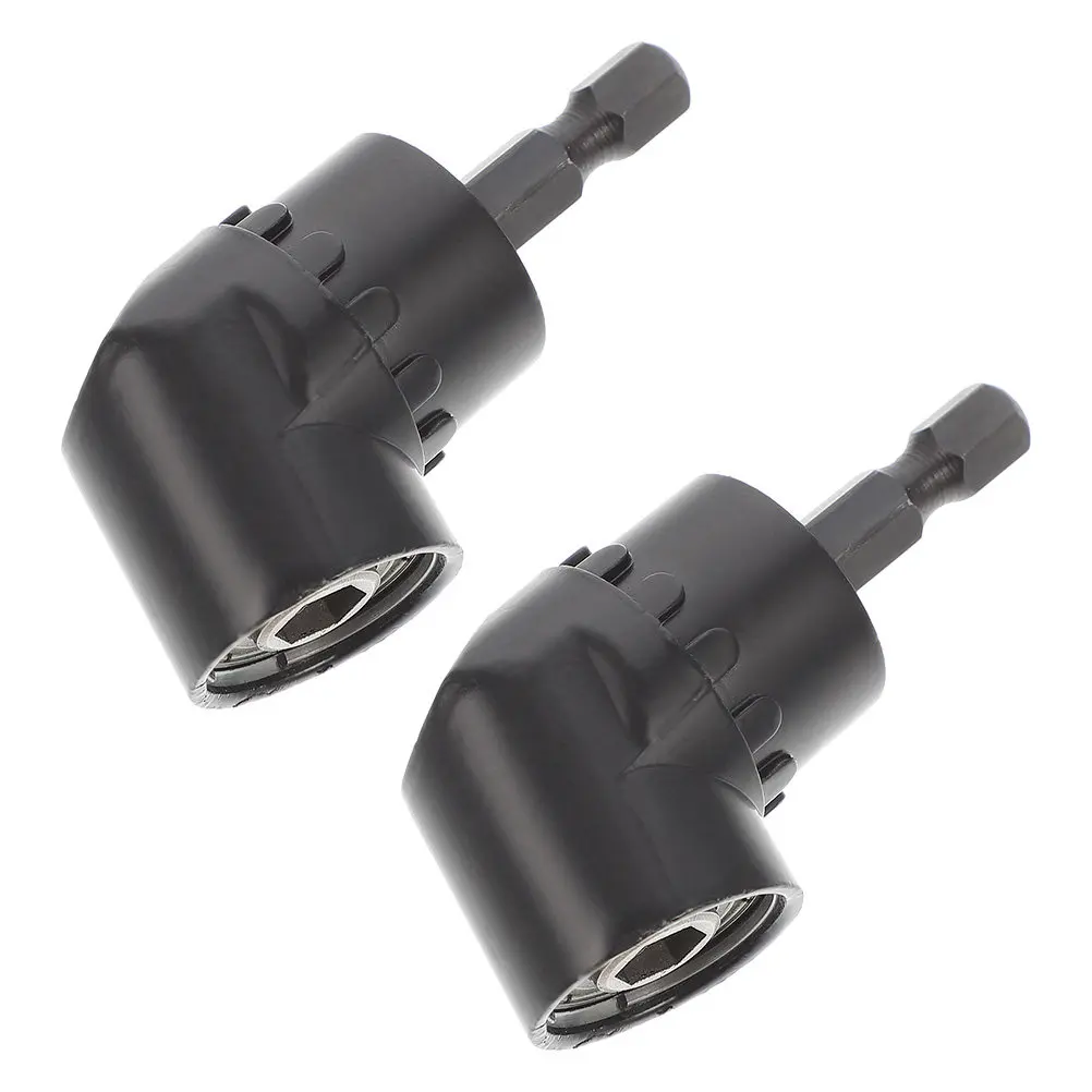

2Pcs Angled Screwdriver Attachment 105 Degree Angle Driver Adapter Power Drill Tool Right Angle Drill Adapter for Professional