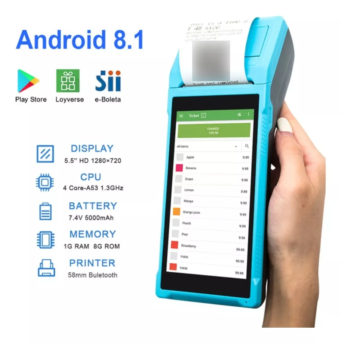 Портативный термопринтер HD 5