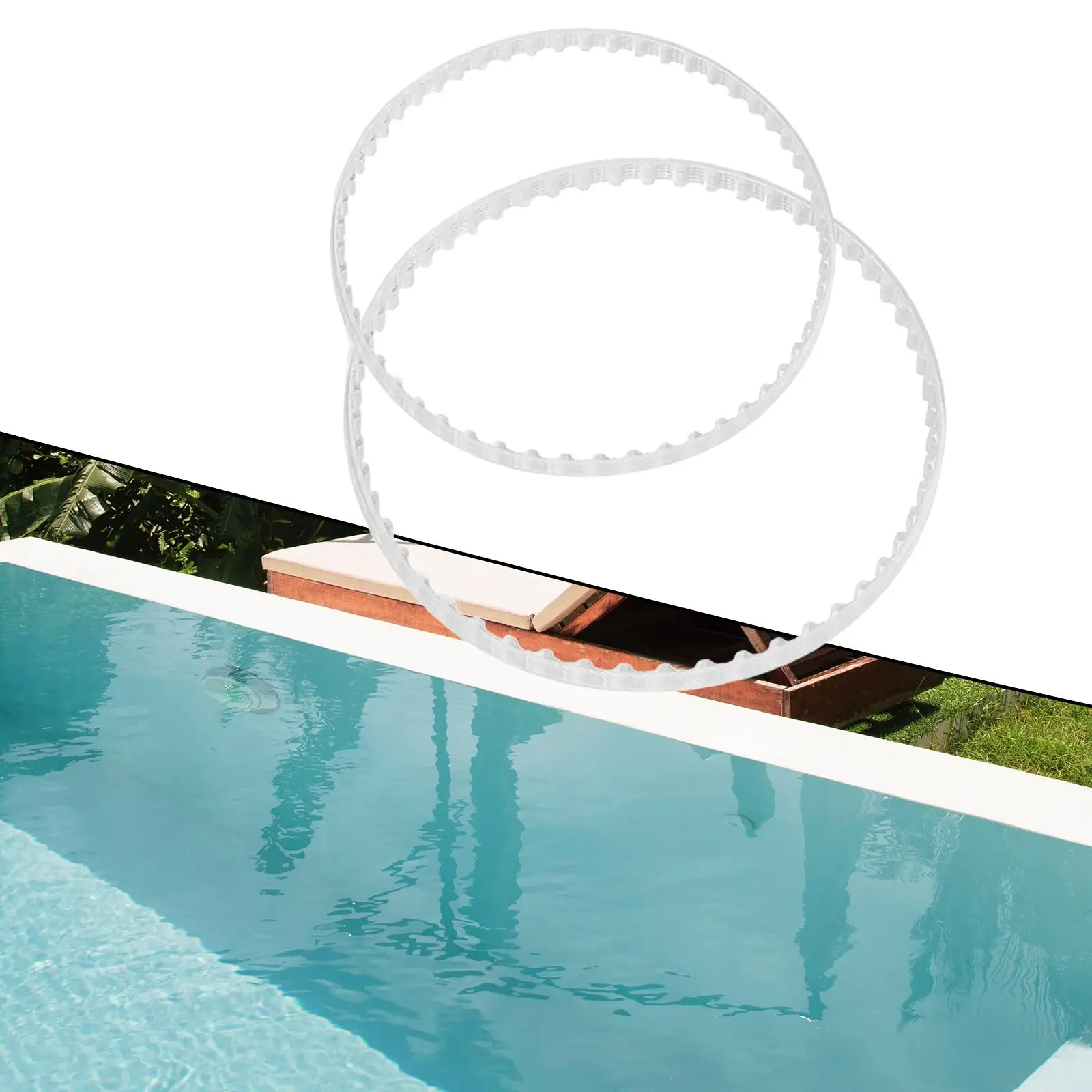 Pool Cleaner Belts Replacement Kit for 360 380 Automatic Cleaner Small Large PU Belts