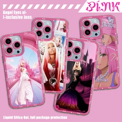 Nicki Minaj Rapper Rosa Venerdì 2 Cassa Del Telefono Per iPhone 15 14 13 12 11 Mini Pro Max X XR XSMax 6 7 8 Plus SE20 Copertura Trasparente