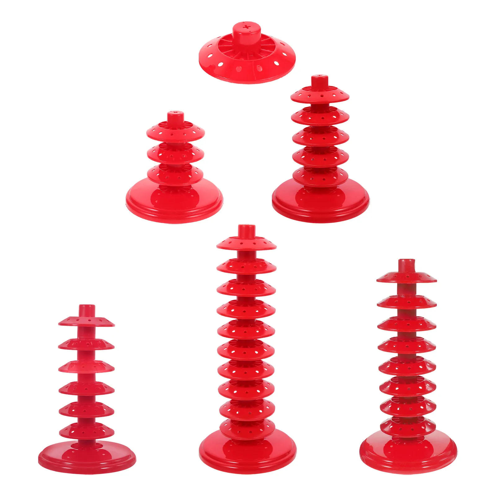 6Pcs Lollipop Display Board Multi Tier Adjustable Cake Pop Tree Holder for Treat Table Centerpiece Party Dessert Stand