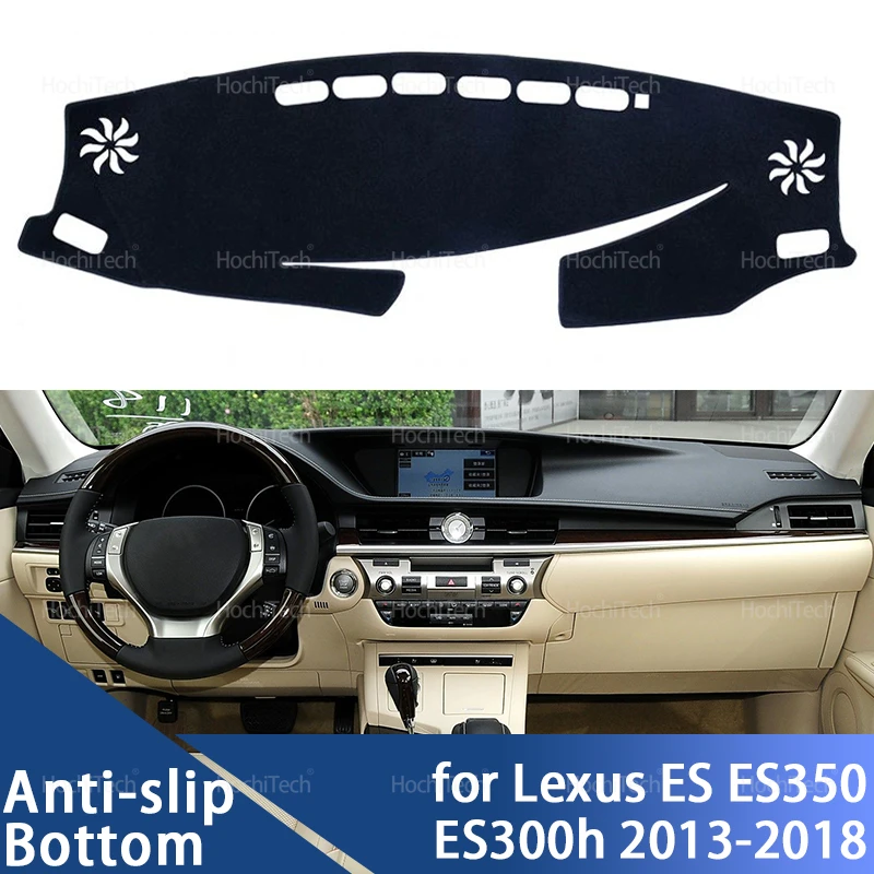Dashboard Cover Avoid Light Pad Instrument Platform Cover Mat Carpet for Lexus ES ES350 ES300h XV60 Sixth Generation 2013-2018