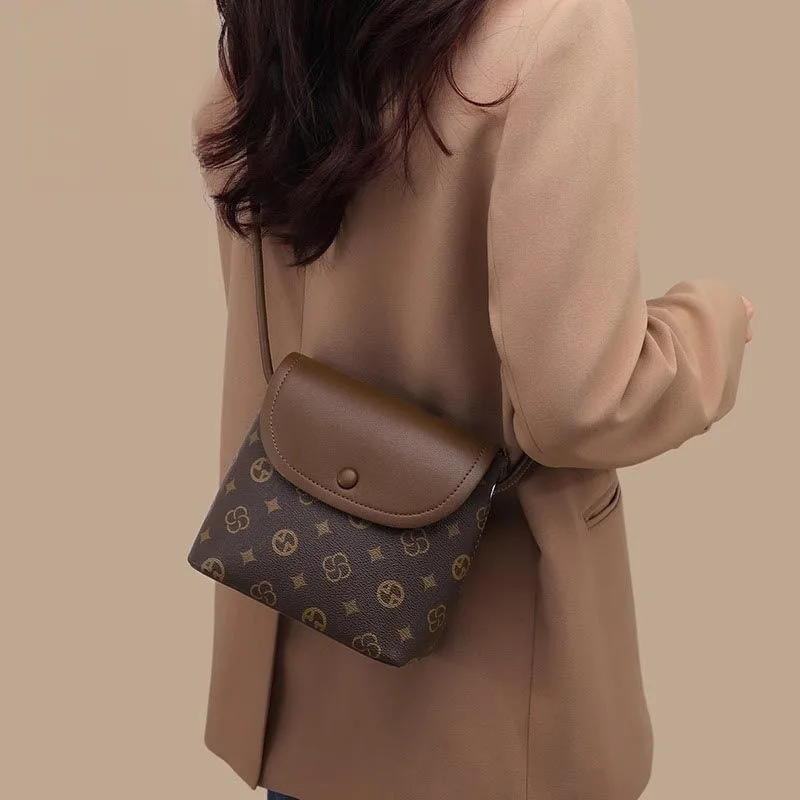 حقيبة يد نسائية جديدة موضة حزام قابل للتعديل ركاب ريترو حقيبة ساعي المرأة فليب حقيبة الهاتف المحمول #3