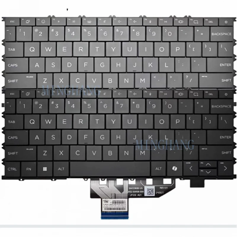 

Новая клавиатура с подсветкой для HP OmniBook X Flip 14" 14-FM0013DX 14-FM0023DX 14-FK0047 (US-раскладка)