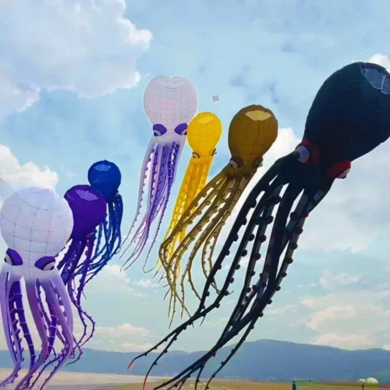 20m octopus vliegers hanger vliegende vliegers voor volwassenen opblaasbaar speelgoed windenergie opblaasbaar speelgoed zachte grote vlieger cerf