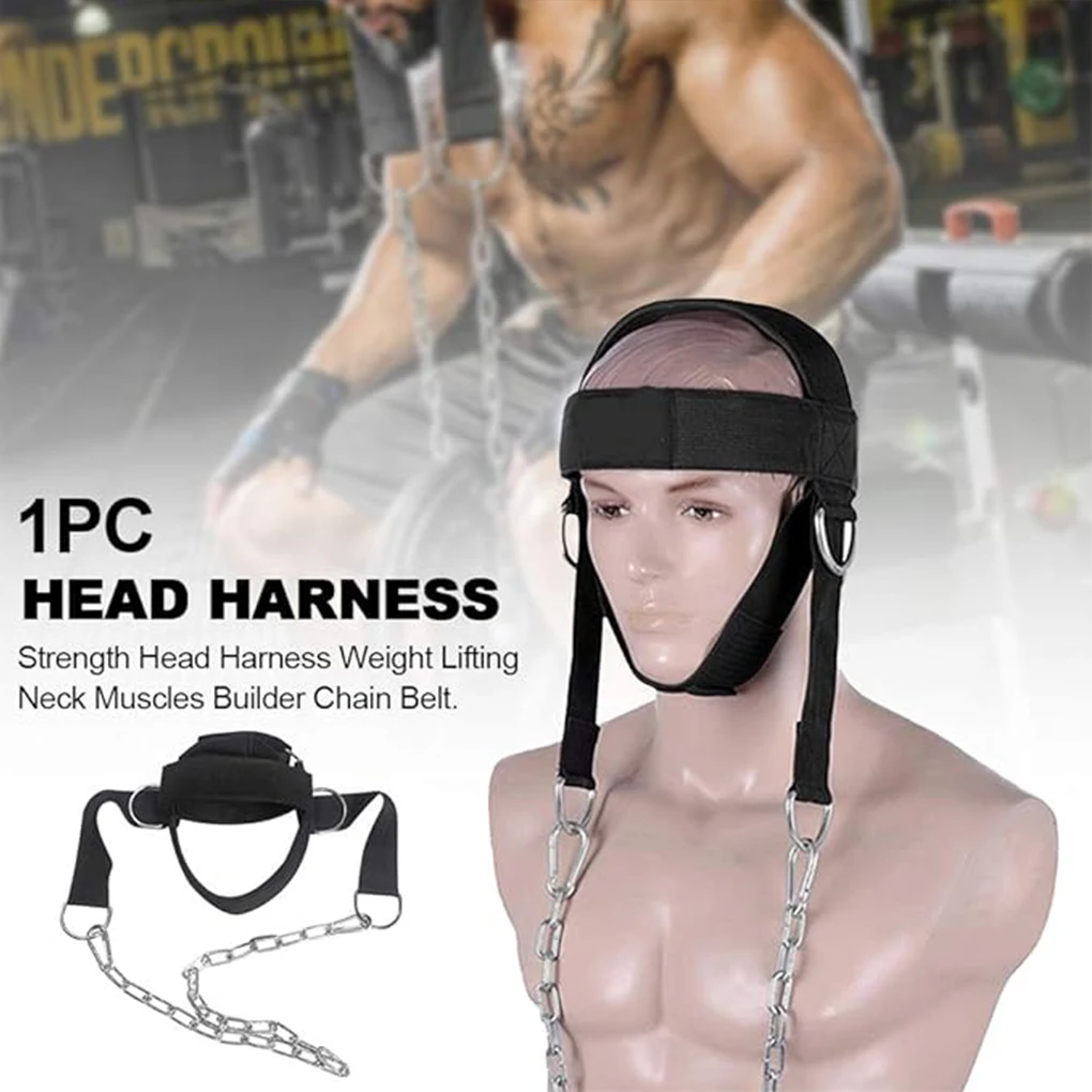 

OxfordCloth Sports Neck Harness For Stronger Neck Muscles Adjustable Strap Made With Heavy Duty