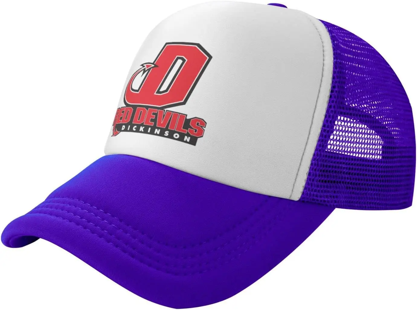 Dickinson College Logo Trucker Hats for Both Men and Women - Mesh Baseball Snapback Hats