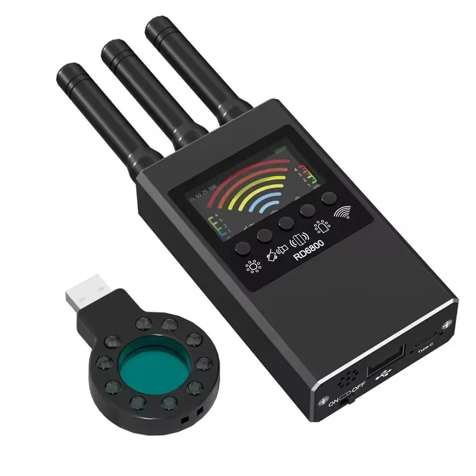 Nieuwe DR6800 Anti-Spy Detector RF/Bug/GSM Signaal Detecteren Verborgen Camera Lens GPS Tracker Magnetische Spy Gadgets Apparaat Scan Finder