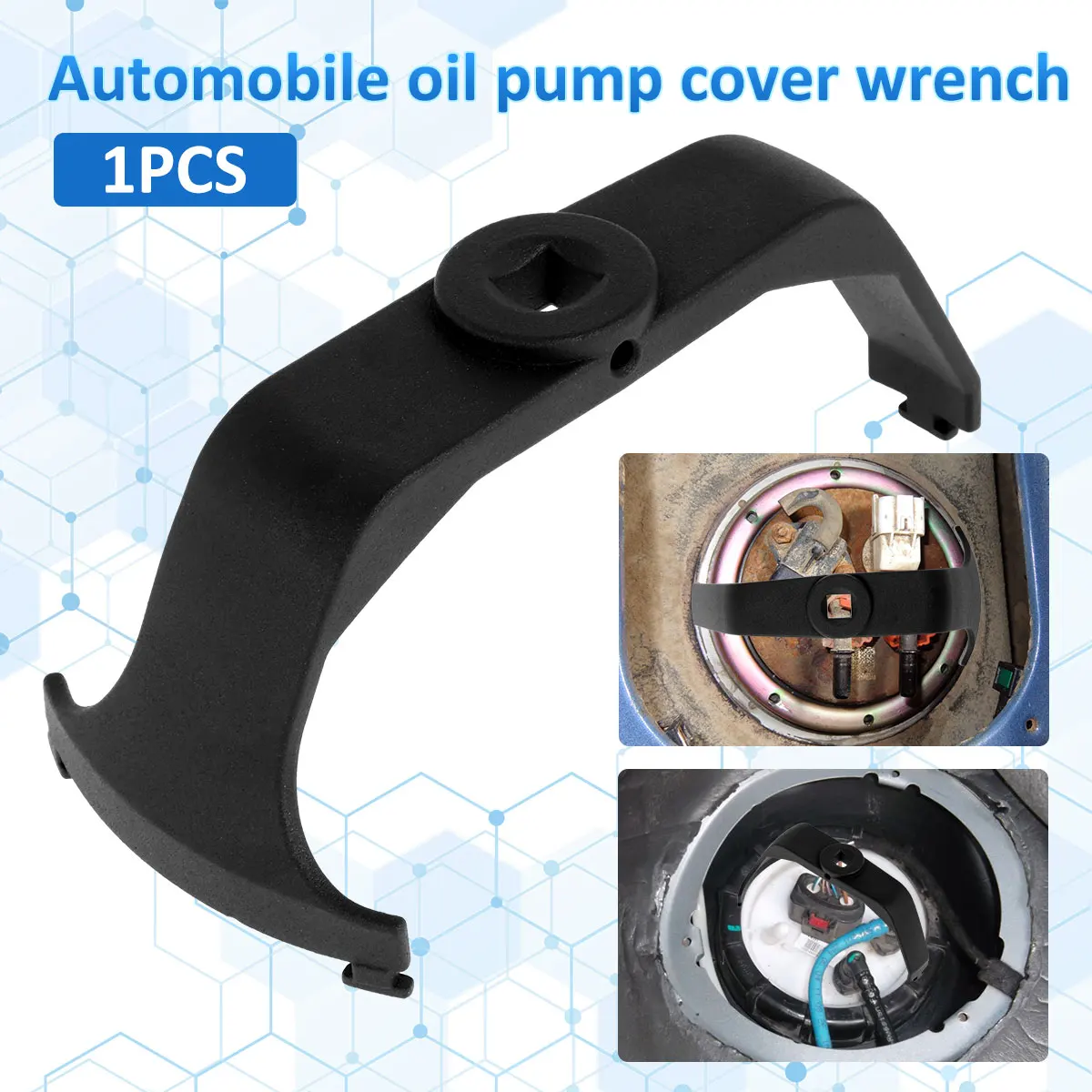 

Pump Wrench Metal Fuel Pump Lock Ring Tool Anti-Rust Fuel Tank Cover Wrench Automotive Repair Spanner Fuel Pump Lid Removal Tool