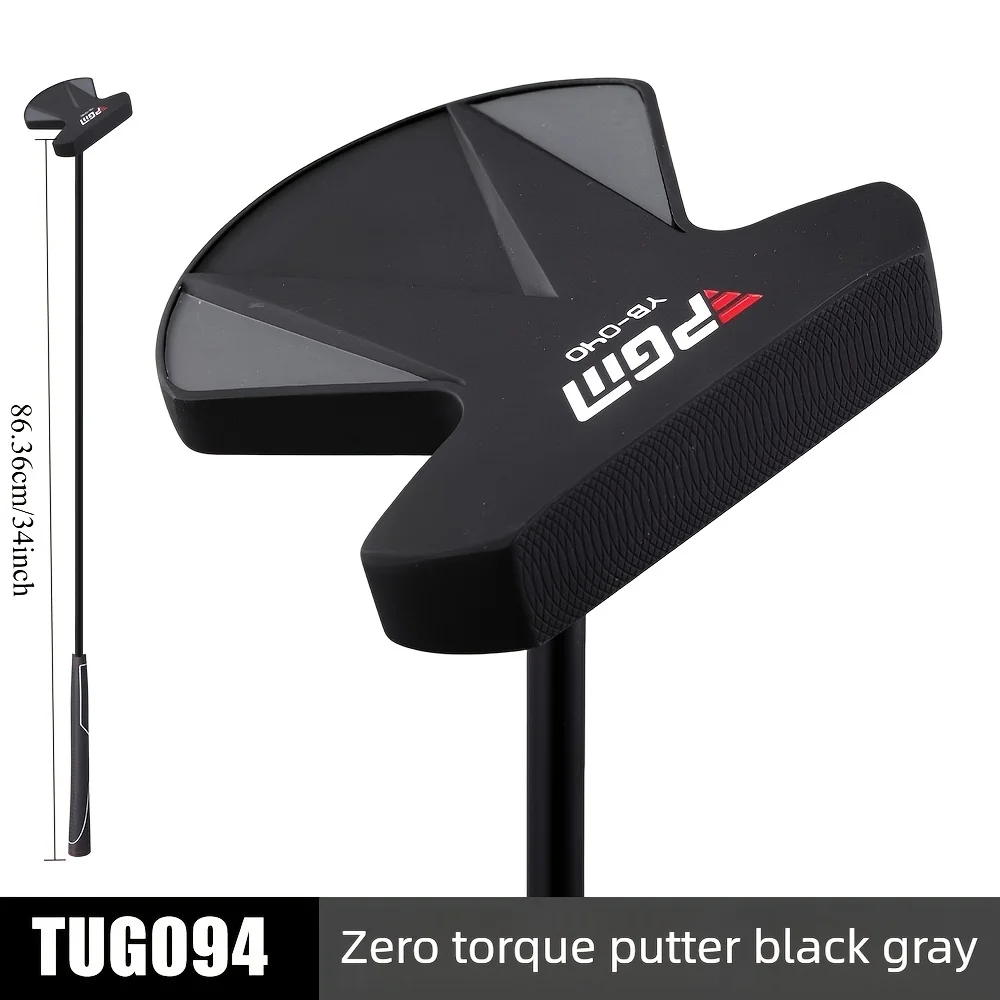 PGM TUG094 Golf Club - Zero-Torque Putter for Men and Women, Stable Large Head, Forged, Low Center of Gravity