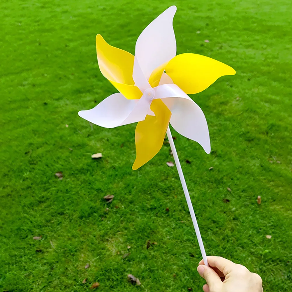 

Набор из 1 шт. садовых ветряных мельниц-вертушек: красочные пластиковые украшения для вечеринок, газонов, столов, уличный декор