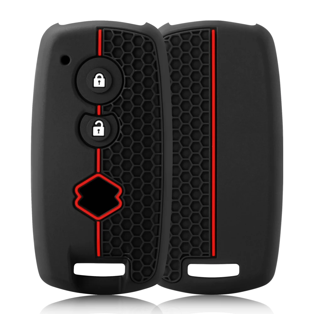 Silikon-Schlüsselhülle für Suzuki SX4 Swift Grand Vitara Cross XL-7 Keyless Fob Shell Skin Holder Protector