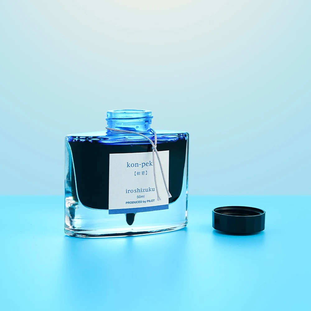 PILOT Color Ink Ink-50 Iroshizuku Large Bottle 50ml Non Carbon Natural Color Fountain Pen Water Universal Color 24 Colors