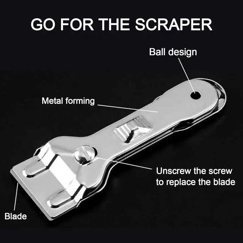 Glass Ceramic Hob Scraper Paint Scraper Tool Kitchen for Ceramic Induction Cooktops Multifunction Glass Ceramic Hob Scraper