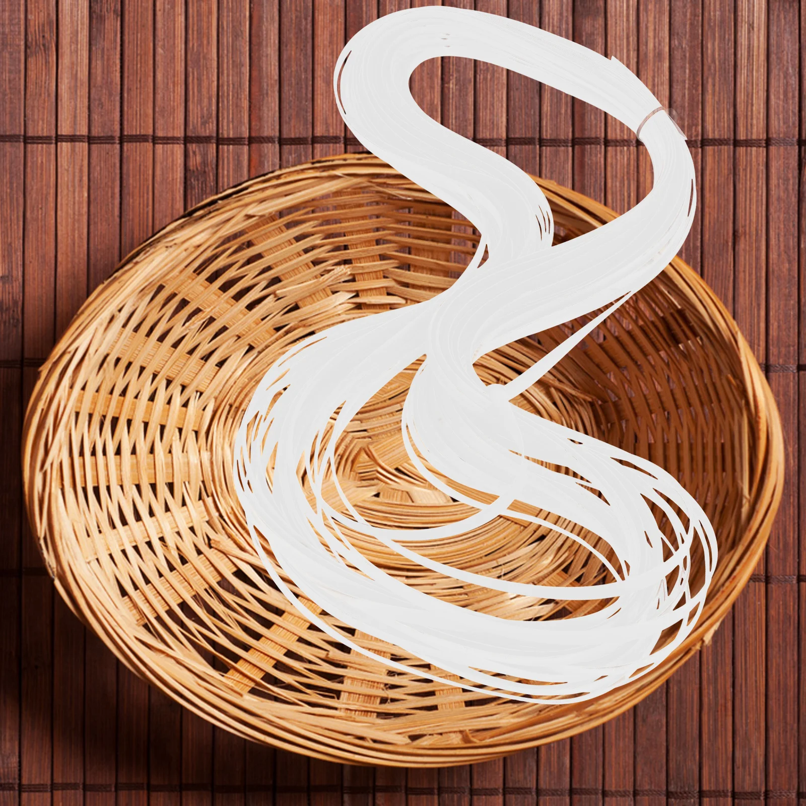 

1 Roll Fake Rattan Material for Chair Repair - Heavy-Duty Plastic Wicker DIY Kit - Ideal for Tables Benches Sofas and Craft