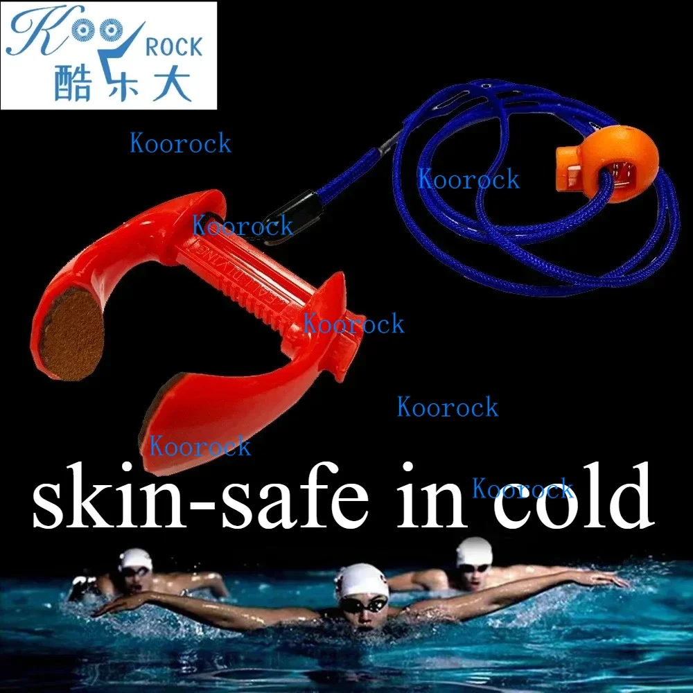 Freestyle Swimming Nose Clipper - High-Strength Anti-Slip Design No Broken with Comfortable Fit and Neck String, Skin-Safe in Co