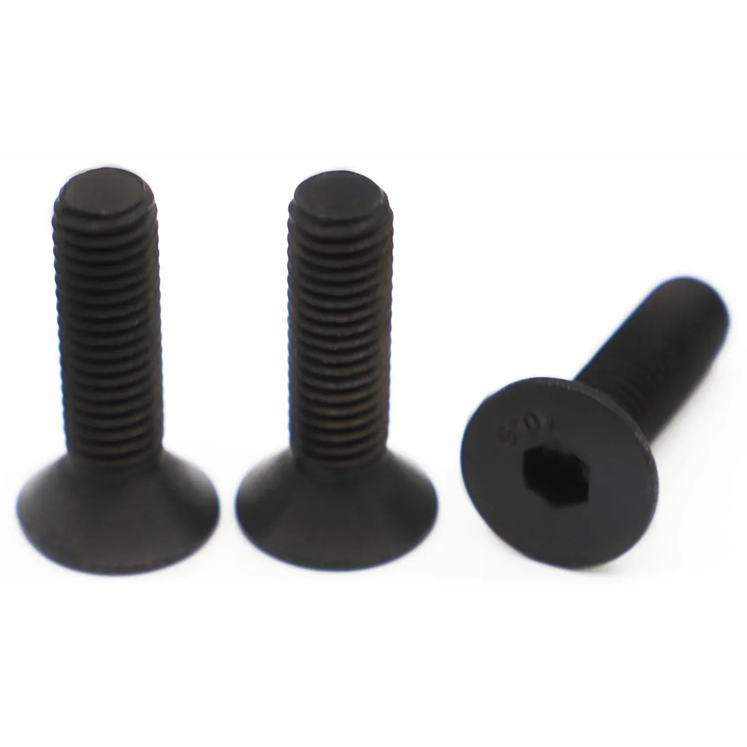 M2 M2.5 M3 M4 M5 M6 M8 M10 M12 Black Grade 10.9 Steel DIN7991 Hexagon Hex Socket Head Flat Countersunk Allen Bolt Screw