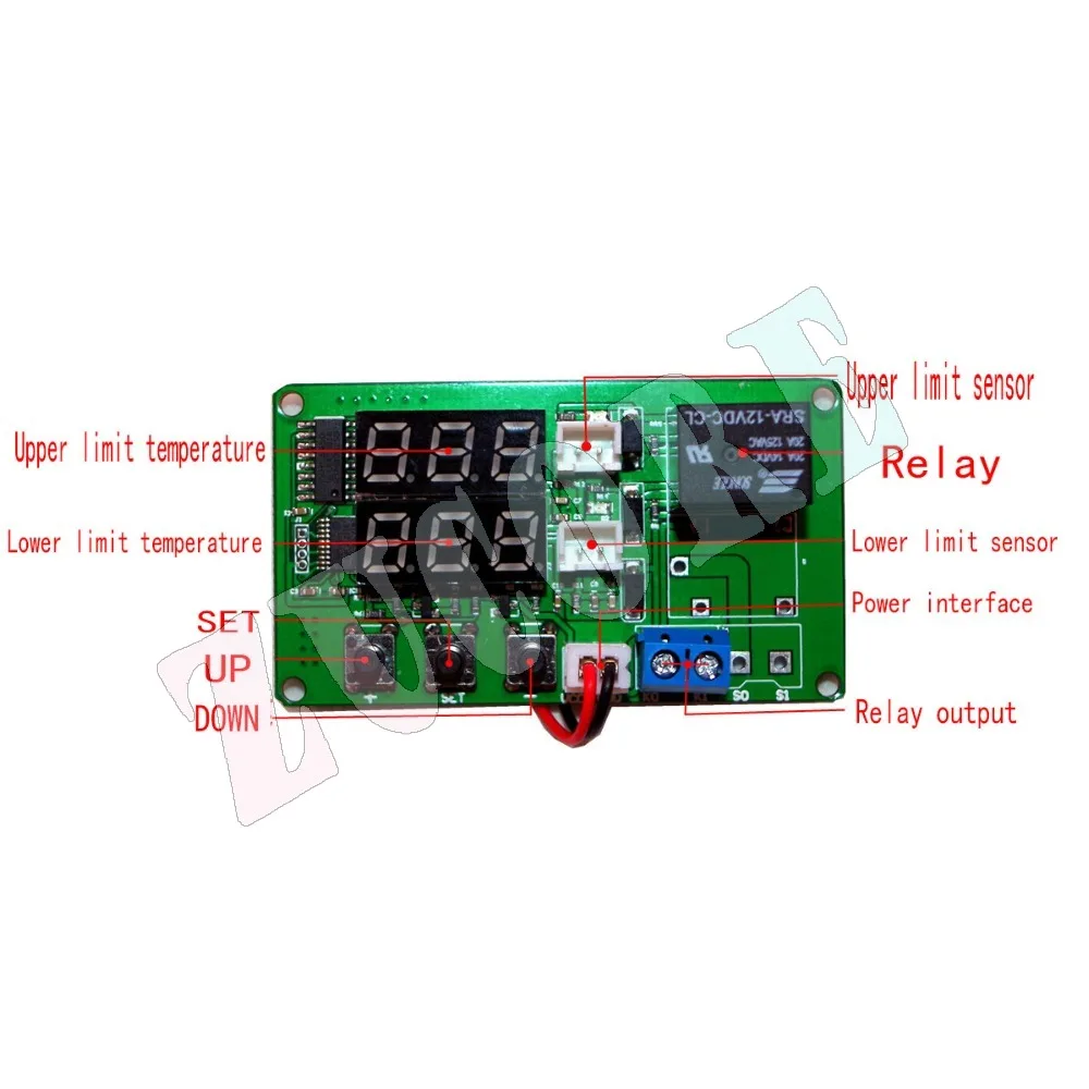 

Измеритель разницы температуры, контроллер разницы температуры солнечной энергии, контроллер разницы температуры с 2 измерительными линиями