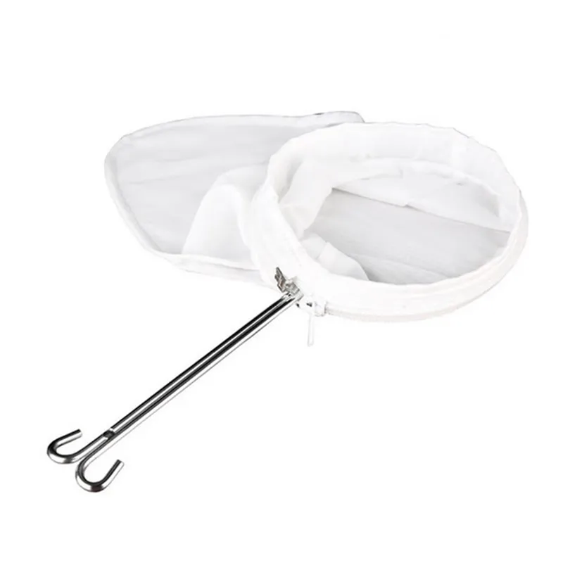 Milk Tea Filter Bag With Handle Hong Kong Style Steel Ring Coffee Cotton Cloth Filter Bulk Foam Kitchen Accessories