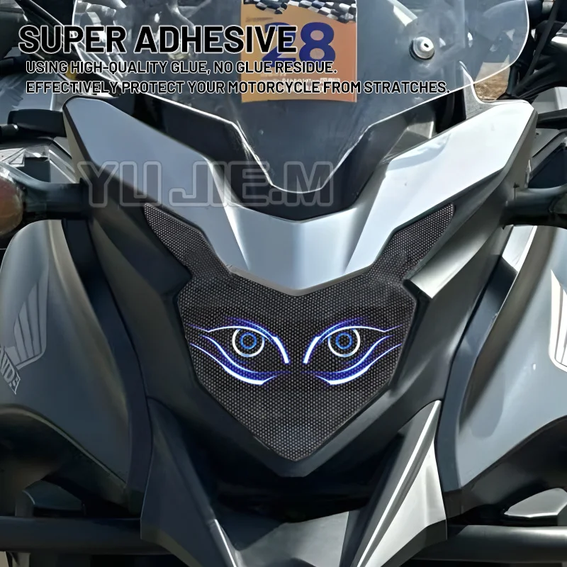 For Honda CB500X CB 500X CB500 X 2017-2018 Motorcycle Headlight Guard Stickers Accessories Front Fairing Headlamp Decal