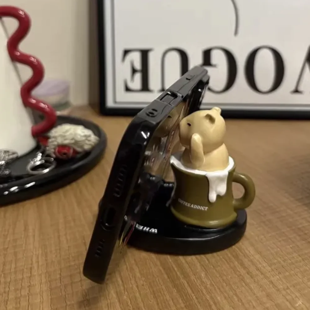 

Кофейная чашка, кукла-капибара, держатель для телефона, орнамент, декор для стола, капибара, подставка для мобильного телефона, смола, милая модель капибары, офисный декор