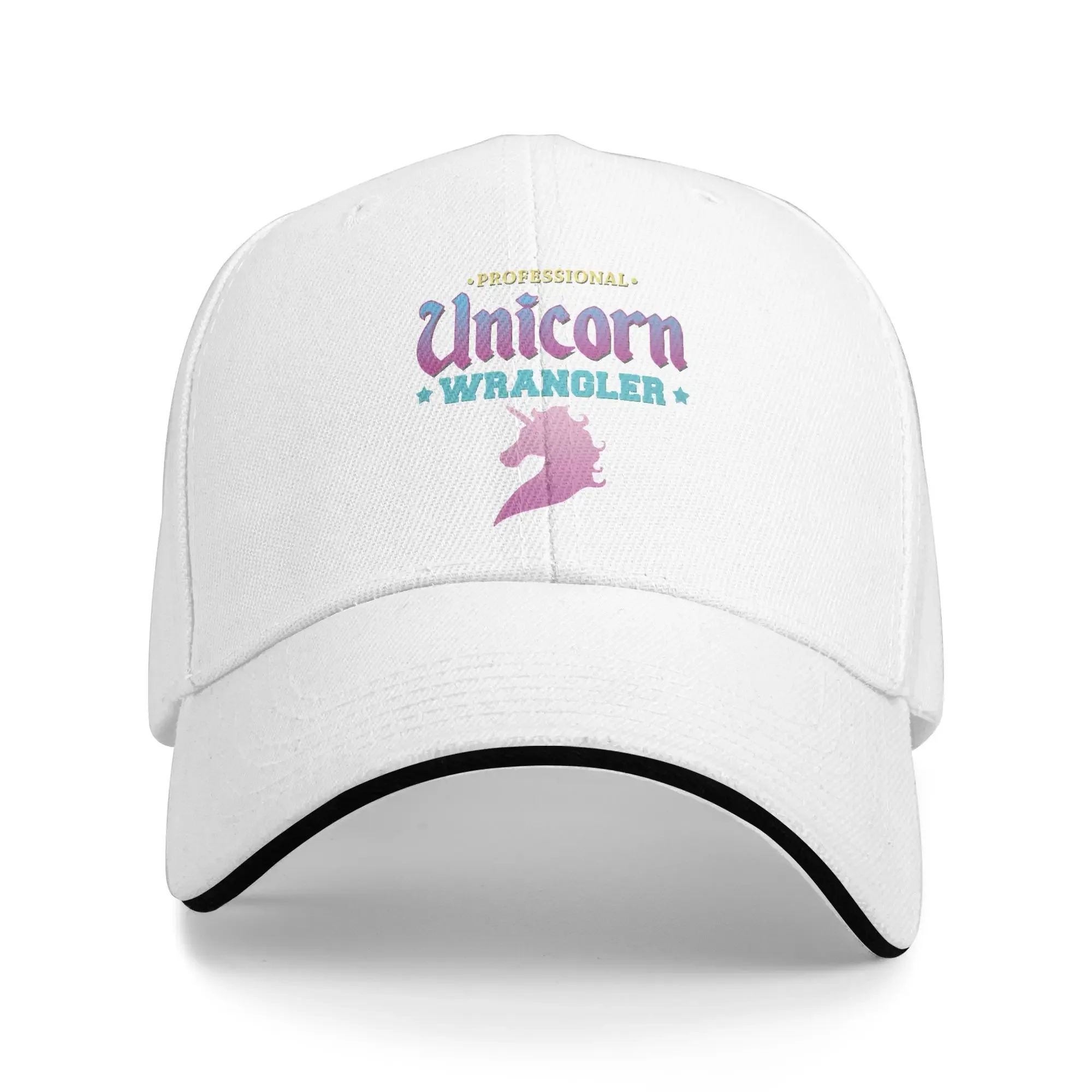Professional Unicorn Wrangler Baseball Cap Outdoor Gym Adjustable Hip Hop Hats Men Adult Casual Custom Logo Baseball Caps