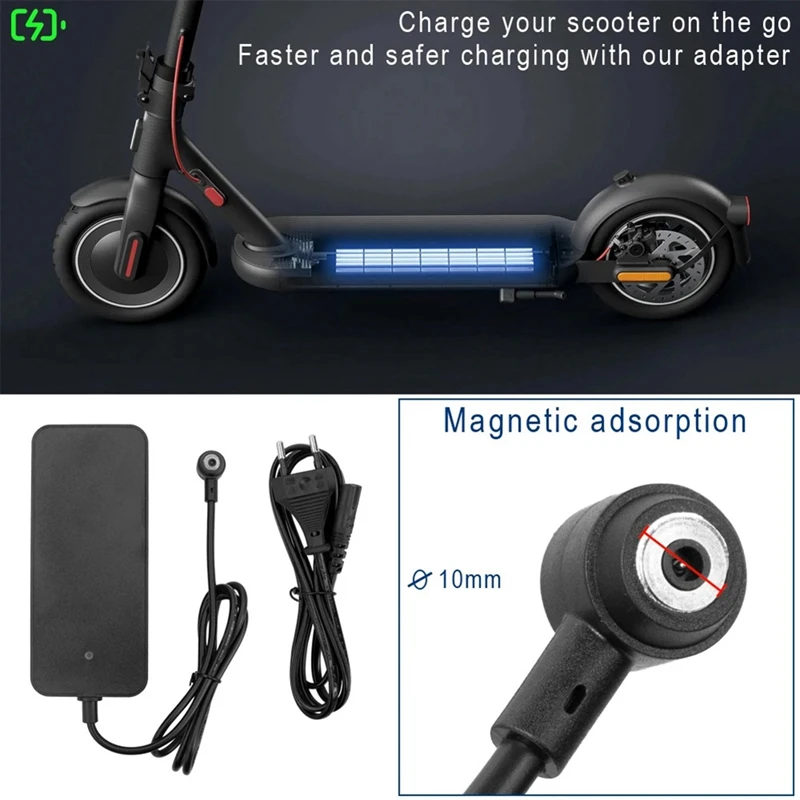 42V 2A Scooter Charger Battery Charger Adapters For Xiaomi 4/ Electric Scooter 4Pro Electric Scooter Accessories EU Plug