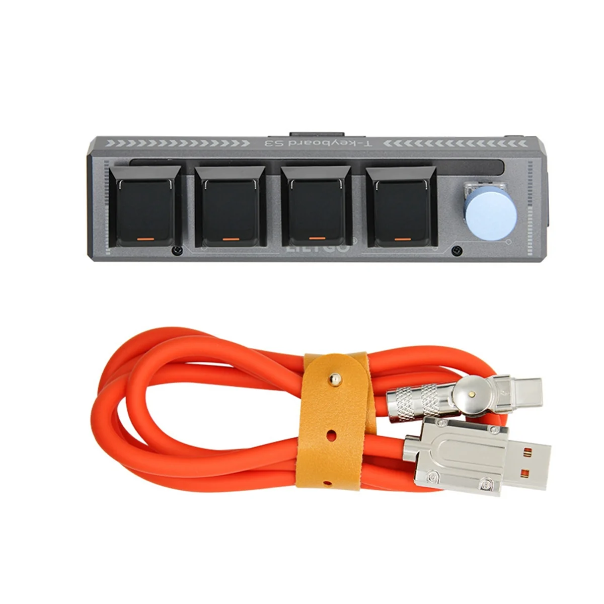 M86K T-Keyboard-S3 Pro ESP32-S3 Placa de desarrollo de teclado Botón LCD de 0,85 pulgadas WiFi Bluetooth STM32 Módulo codificador RGB, B