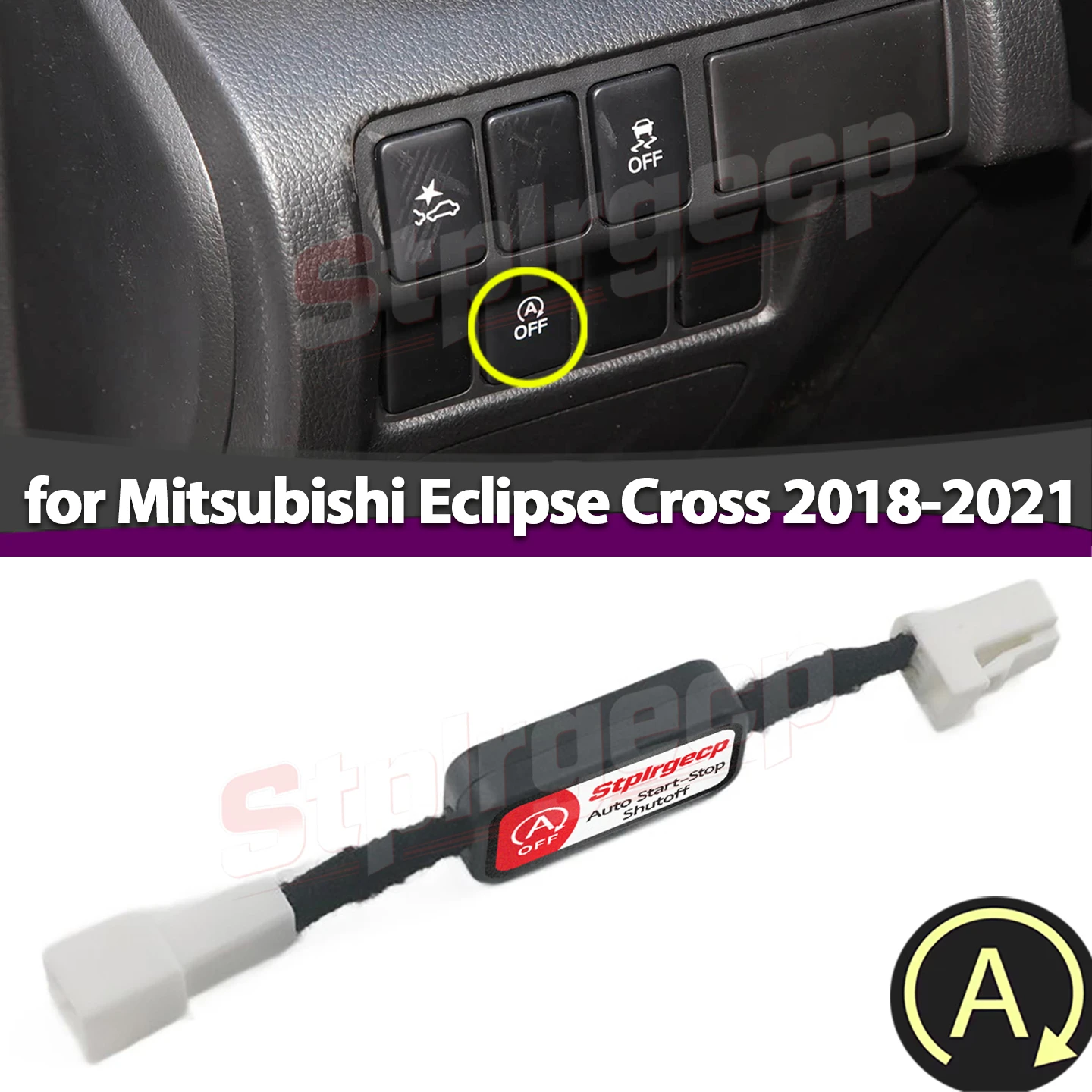 Pour Mitsubishi Eclipse Cross GK GL YA YB 2018-2021, pièces de câble pour système de démarrage/arrêt automatique du moteur, dispositif d'arrêt du système Start-Stop par défaut