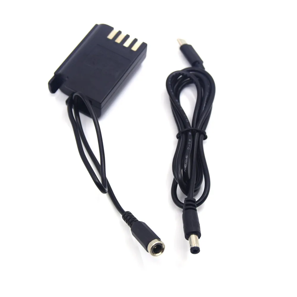 Acoplador de CC DCC17 para DMW-BLK22, batería ficticia de 5,5x2,1mm, hembra + PD, Cable de alimentación USB tipo C de 9V para Panasonic G9 GH6 GH5II DC-S5 S5GK, nuevo