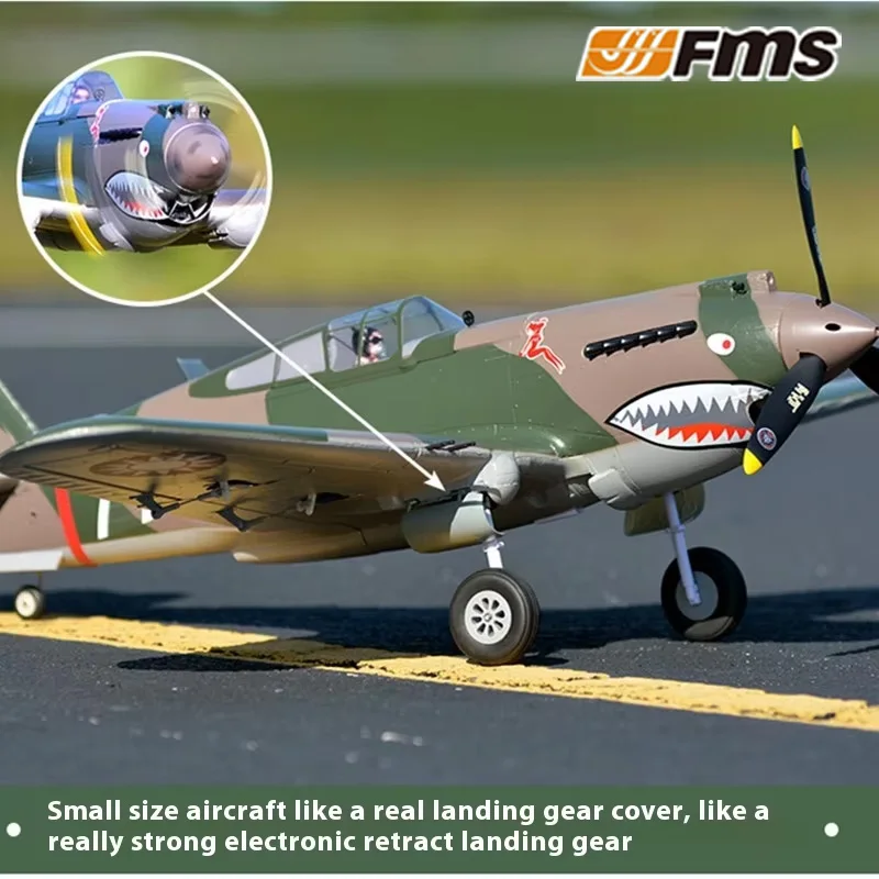 FMS fixed wing 980mm 1400 Flying Tigers P40 WWII fighter electric remote-controlled aerial model EPO