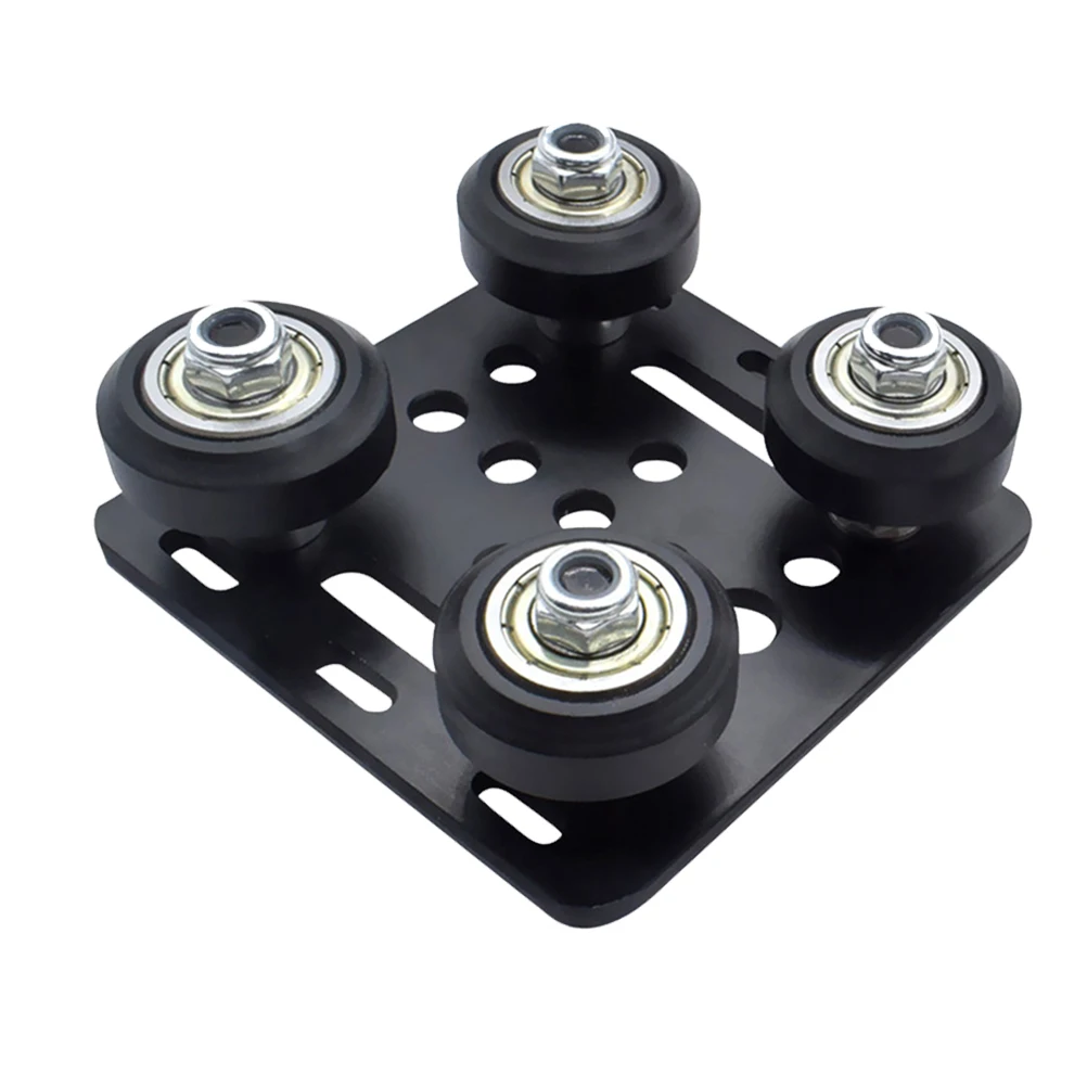 

1pcs Aluminum Profiles Wheels for 3D Printer High Strength Sliding Adjustment Column Pulley Easy Installation