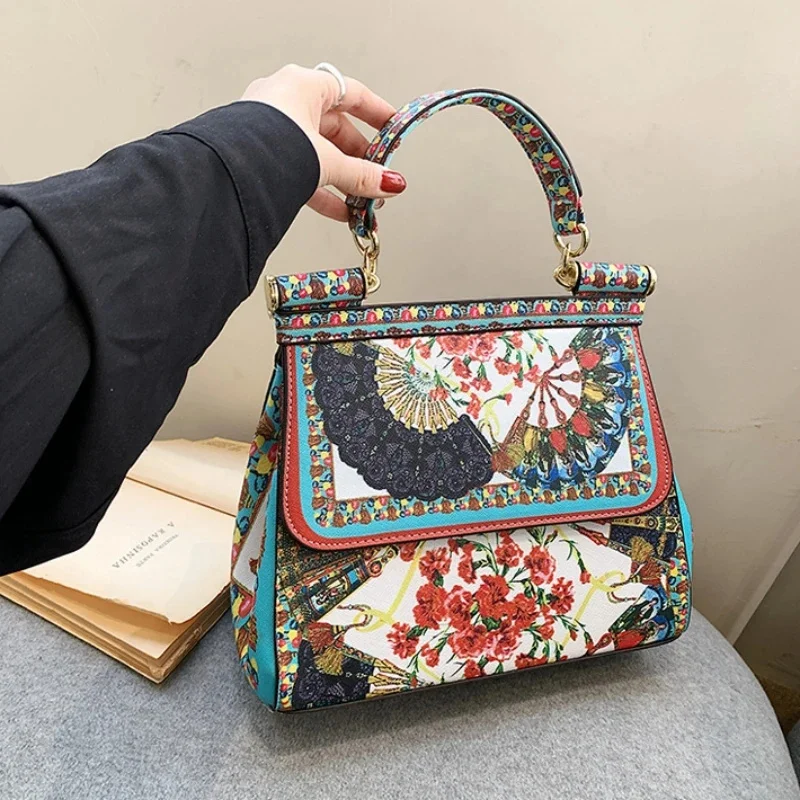 2024 New Fashion Women's Designer Luxury Handbag High Quality Trend Ladies Shoulder Personality Versatile Crossbody Bag