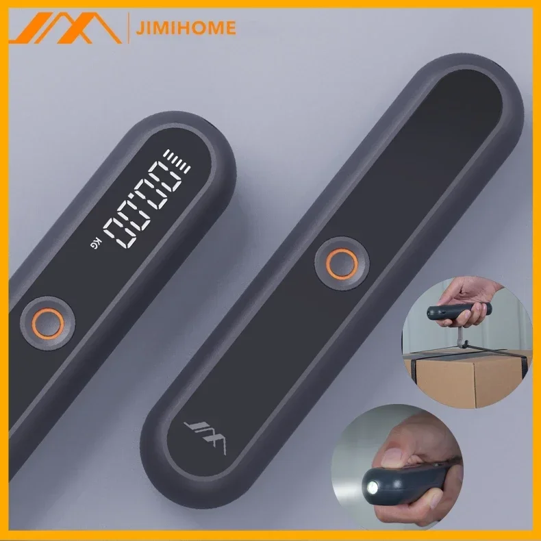 Jimihome Portable Scale Mini Flashlight Digital Display Type-C Rechargeable 30kg Weigh Measurement Electric Luggage Scales