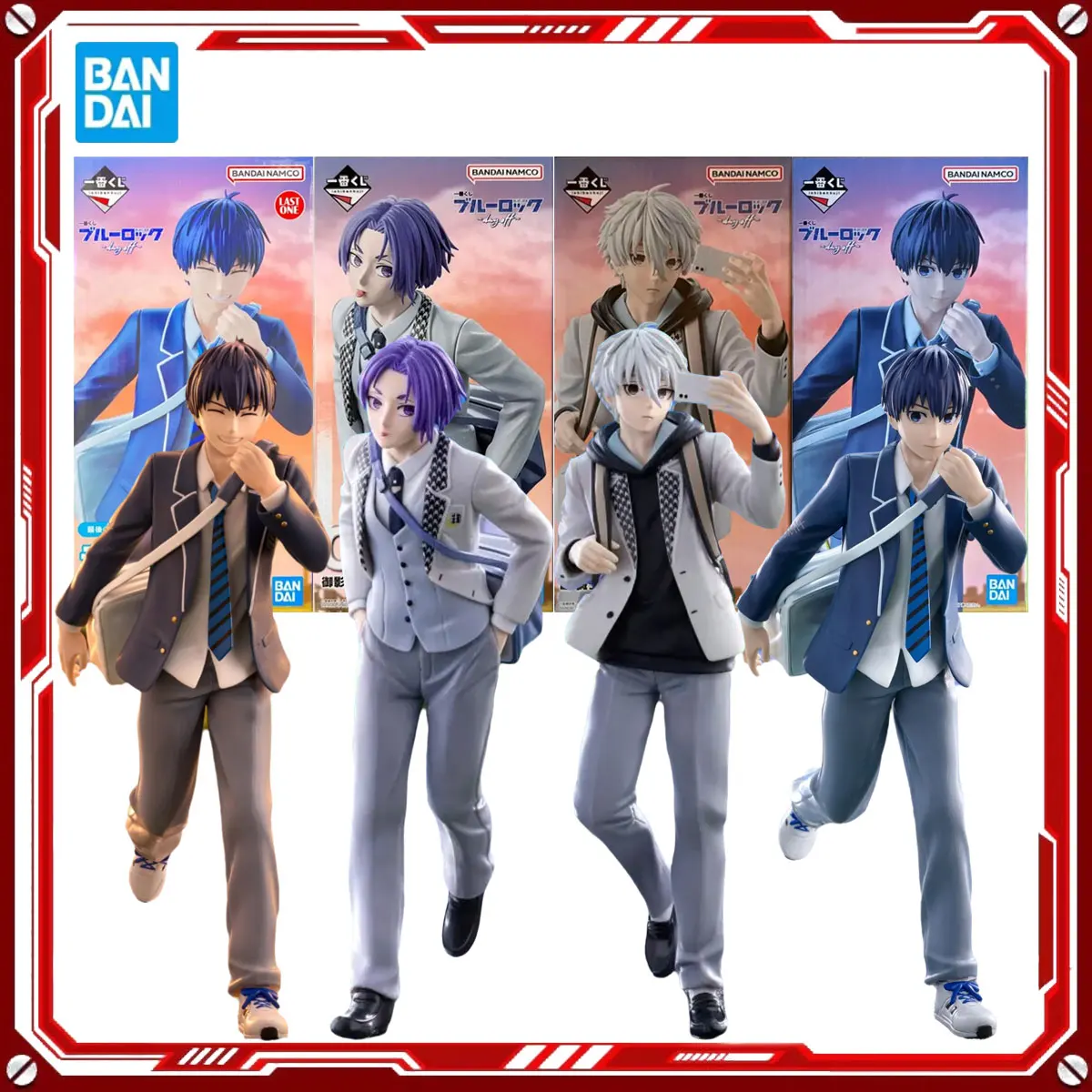 

Bandai Genuine The Blue Lock Anime Model Kits Kiyoshi Seichi Nagi Seishiro Mikage Reo Toys Action Figure Assembly Model Gift