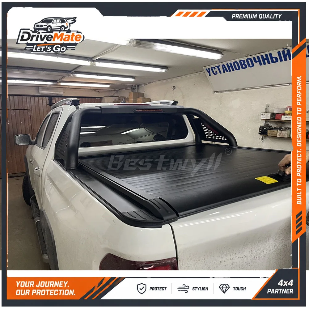 Wholesale Aluminum Pickup Truck Bed Covers Manual Retract Truck Cover Tonneau for Changan Kaicene K42