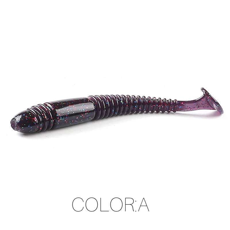 Supercontinent Swing Impact Ring Shad Angelköder Weiche 8 cm/10 cm Köder Swimbait Jigging Köder Künstliche Köder