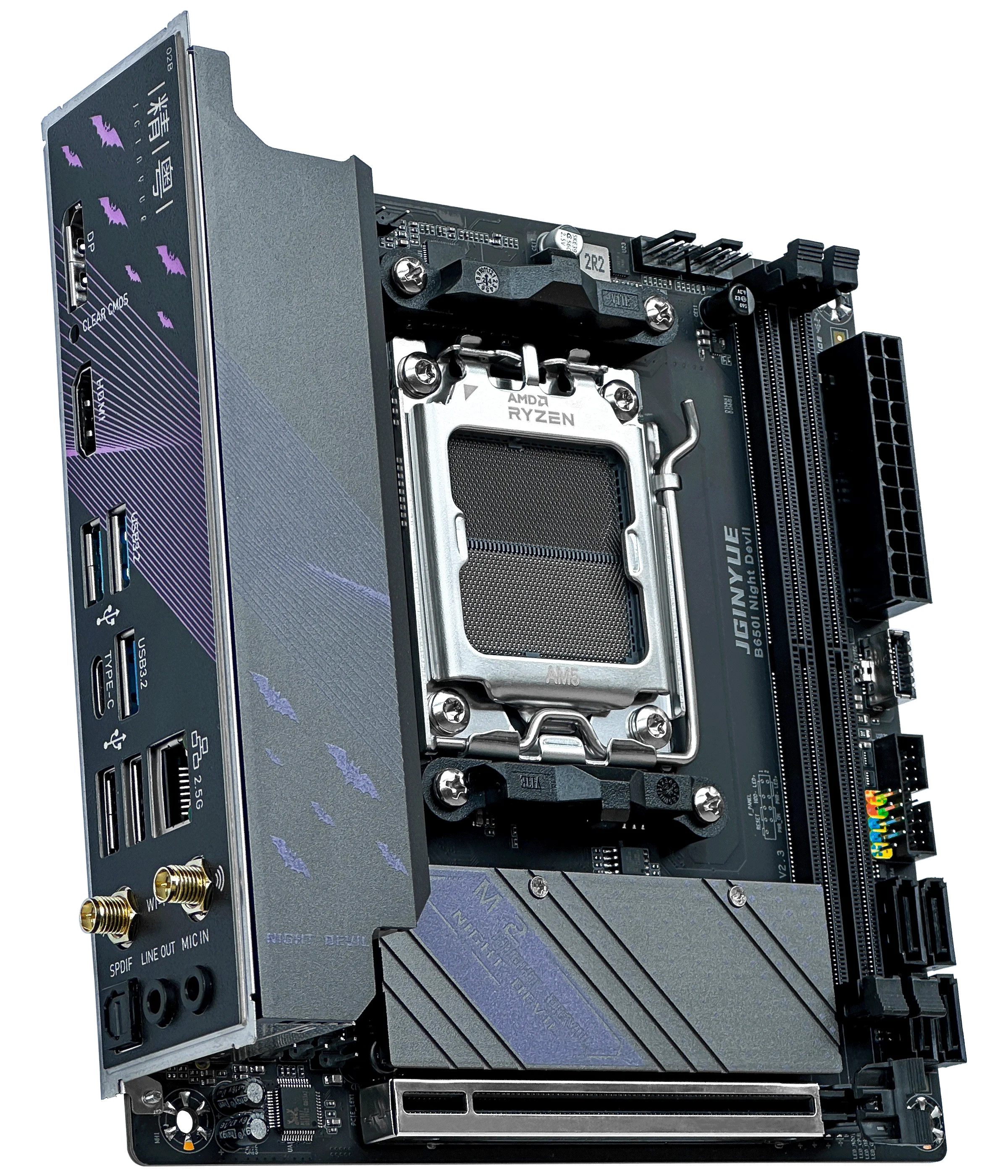JGINYUE B650I 나이트 데빌 WiFi AM5  - B650 Itx Motherboard Wifi 리뷰 및 가격