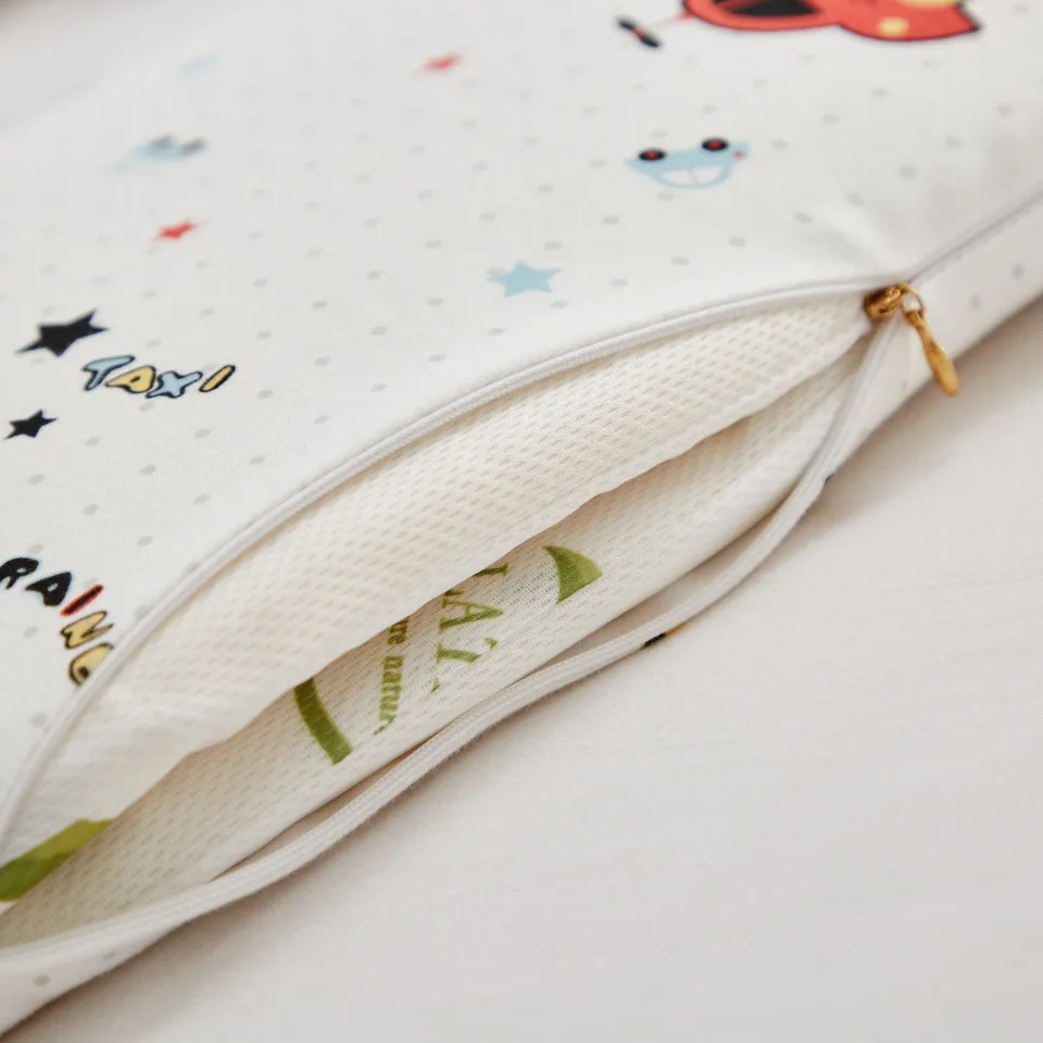 وسادة أطفال بعمر 1-4 سنوات، وسادة أطفال أصلية مستوردة من اللاتكس الطبيعي يمكن تعديلها من الفئة أ