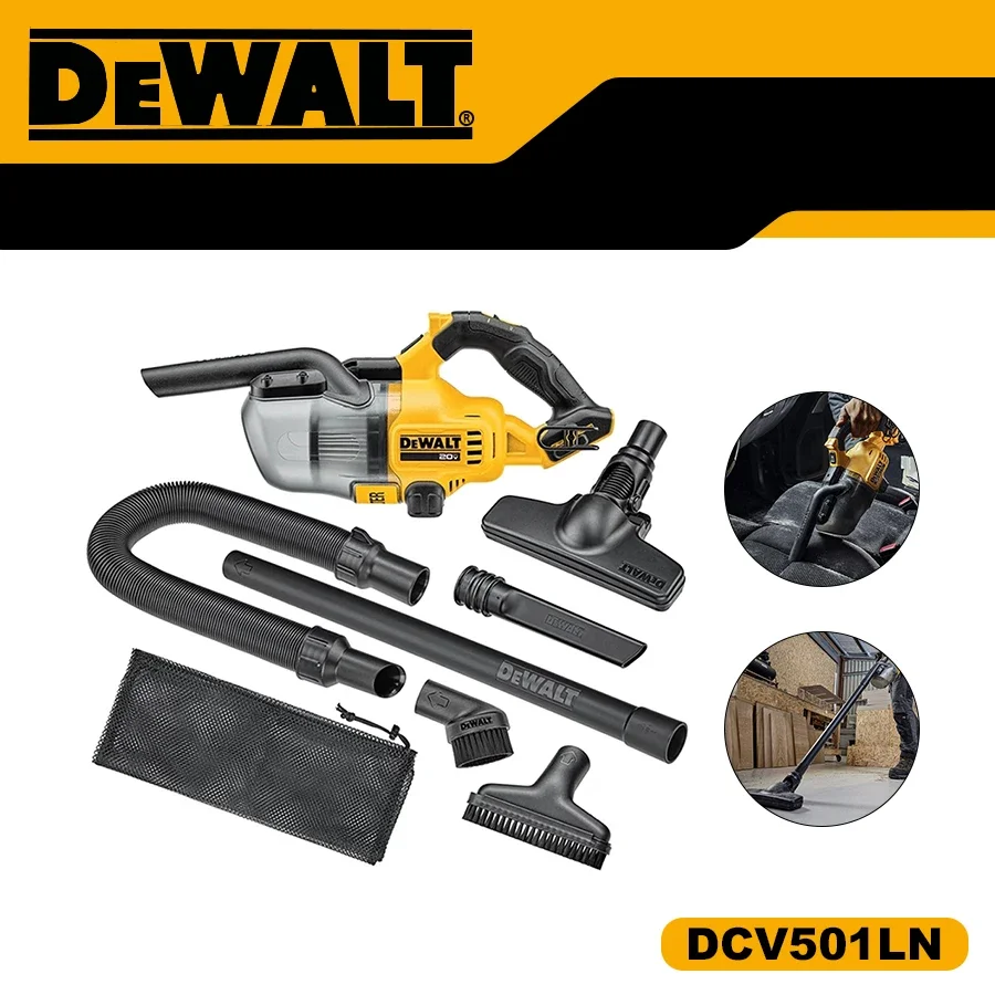 

DEWALT DCV501LN 20V Brushless Vacuum Cleaner Cordless (Without Battery and Charger) Household Dust Collector