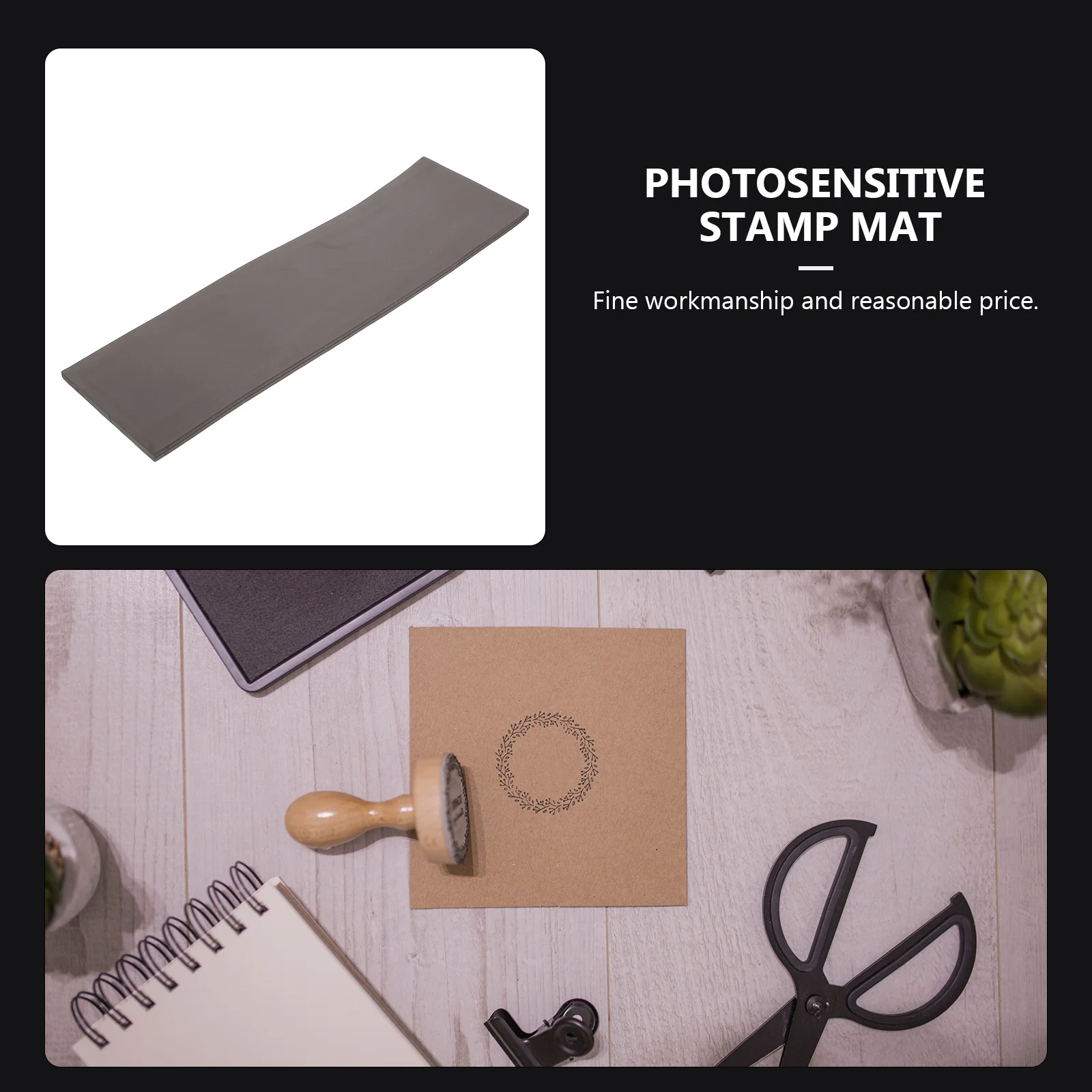 Stamp Pad Photosensitive Mat Durable Cushion Absorption for Material Portable Blot