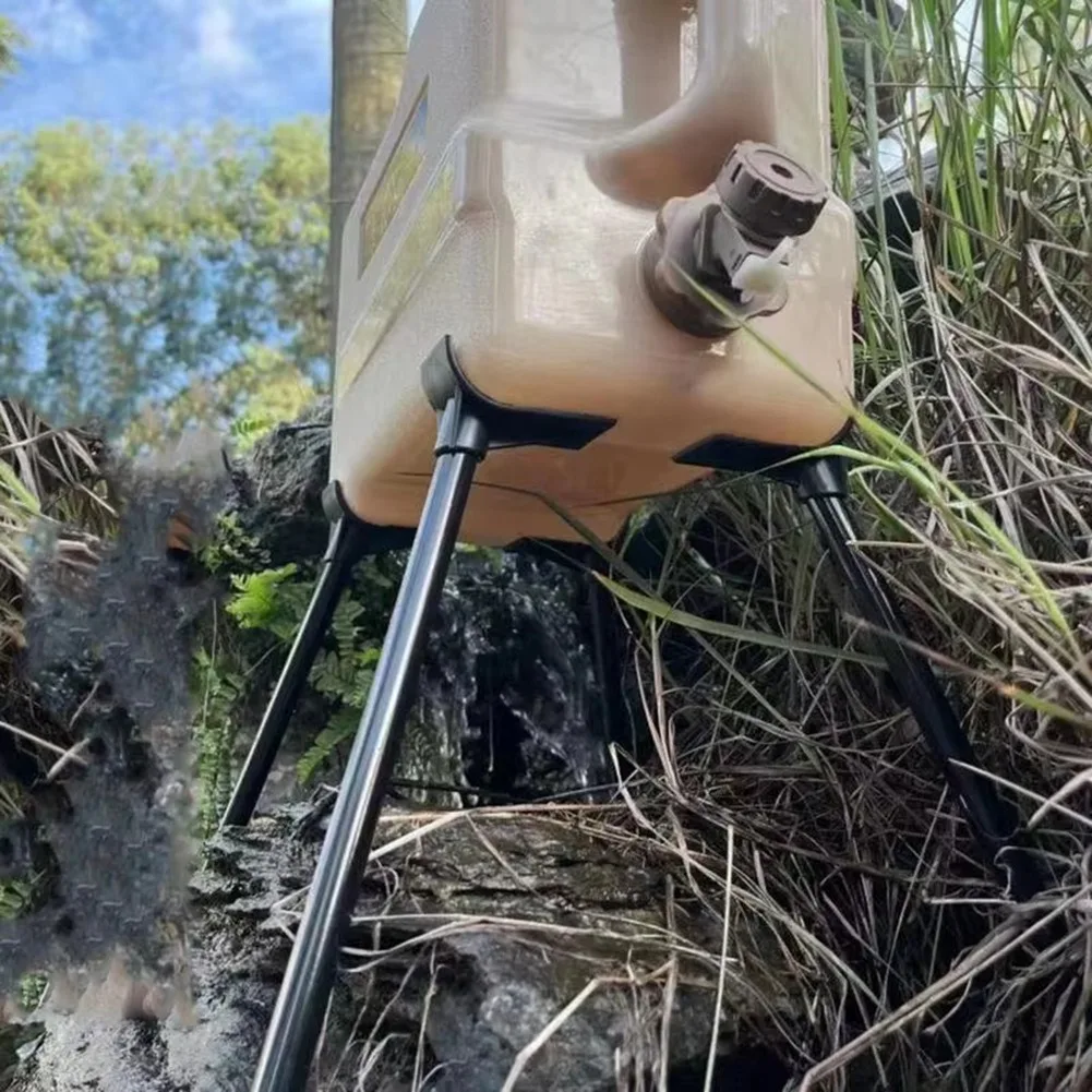 

RTENTE-Anti-Slip Camping Bucket Stands Water Cooler Holder For Camping Hiking,Light Weight Fridge Ice Box Holder Kit