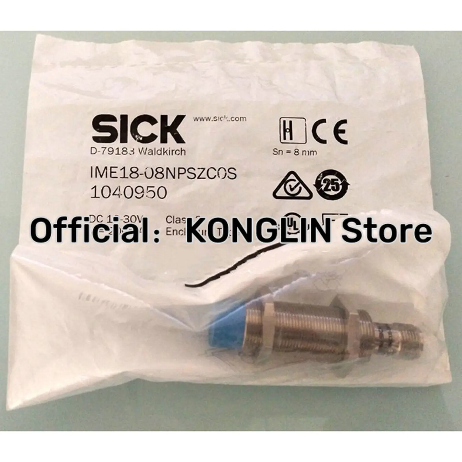 

Новый датчик приближения SICK IME18-08NPSZC0S, 1 шт.